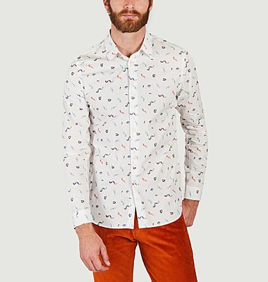Painted Freestyle slim fit shirt