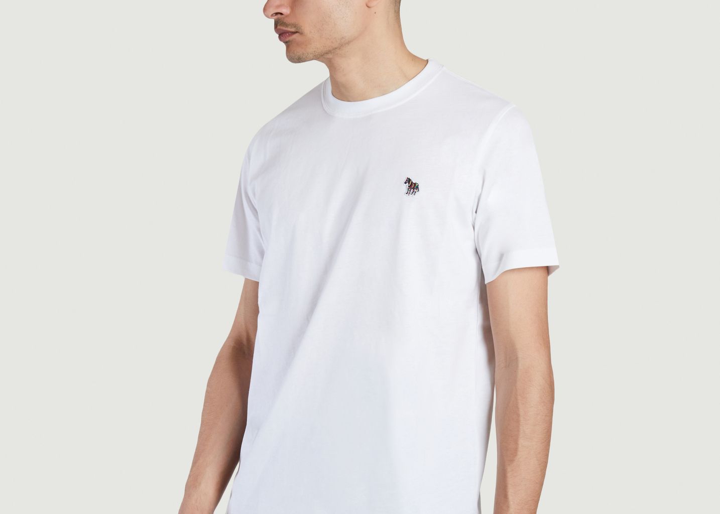 Organic cotton T-shirt with logo - PS by PAUL SMITH