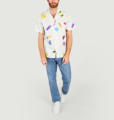 Chemise imprimée manches courtes