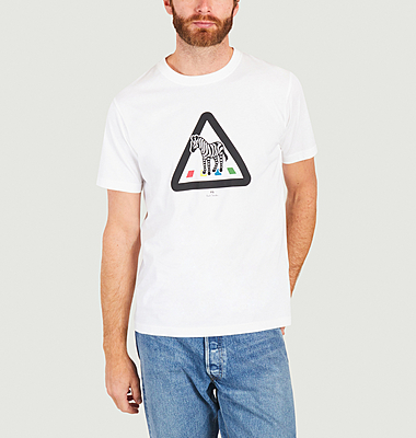 T-shirt ajusté Zebra Crossing