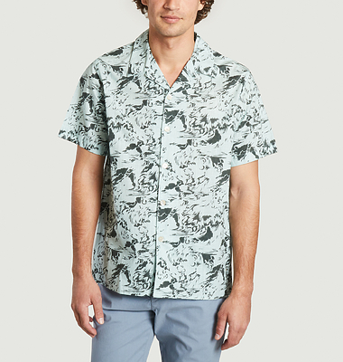 Chemise Cracked Wave