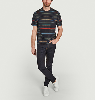 Tee-shirt Hand-Painted Stripe 