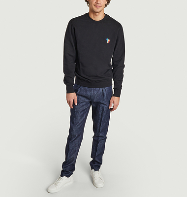 Sweatshirt logotypé en coton bio