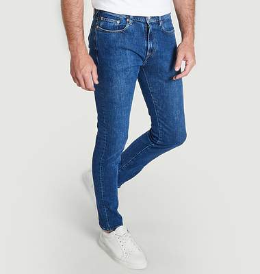 Jean semi délavé