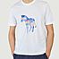 matière T-Shirt mit Zebramuster - PS by PAUL SMITH
