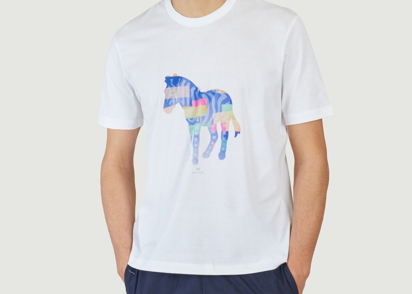 T-Shirt mit Zebramuster - PS by PAUL SMITH