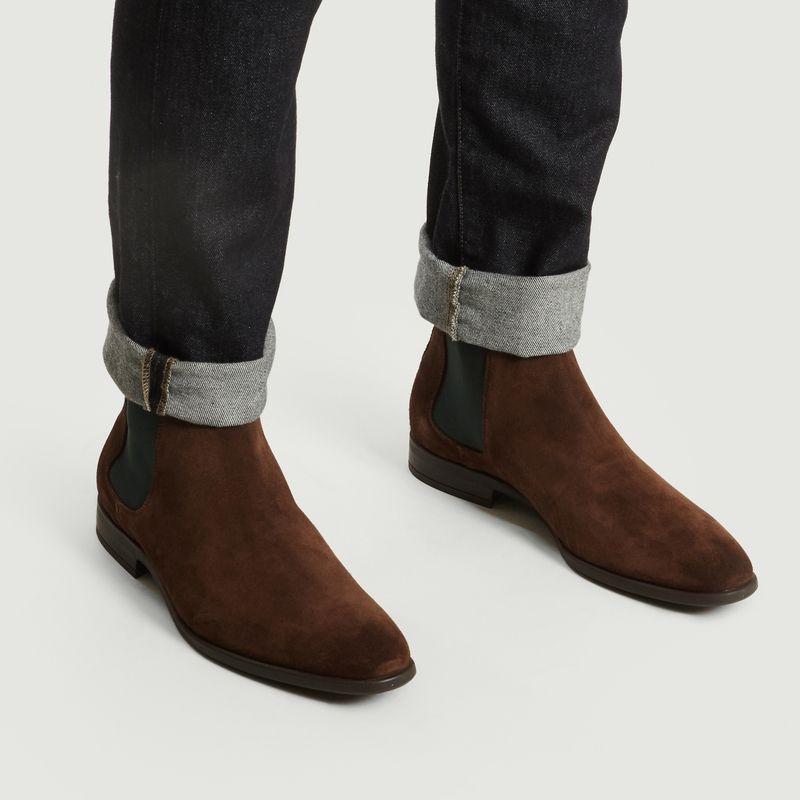 Gerald Suede Chelsea Boots Chocolate PS 