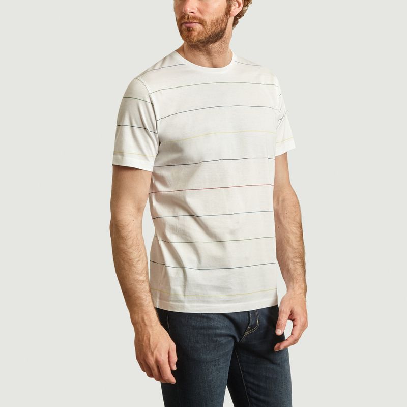 T-shirt rayé en coton - PS by PAUL SMITH