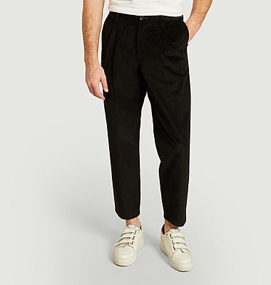 Pantalon velours chino 7/8e à poches