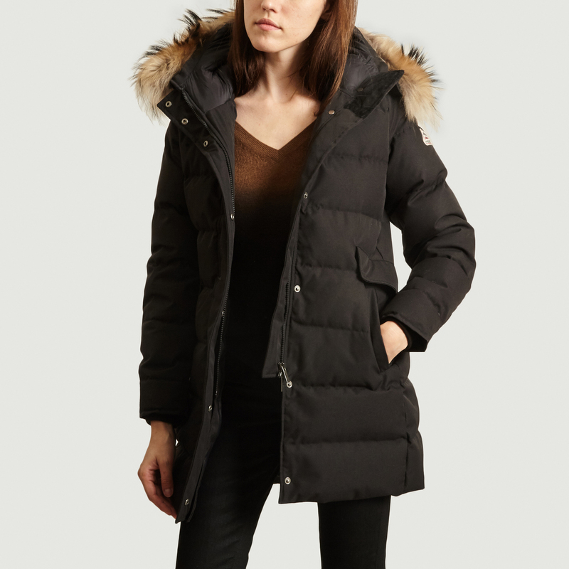 pyrenex fur hood coat