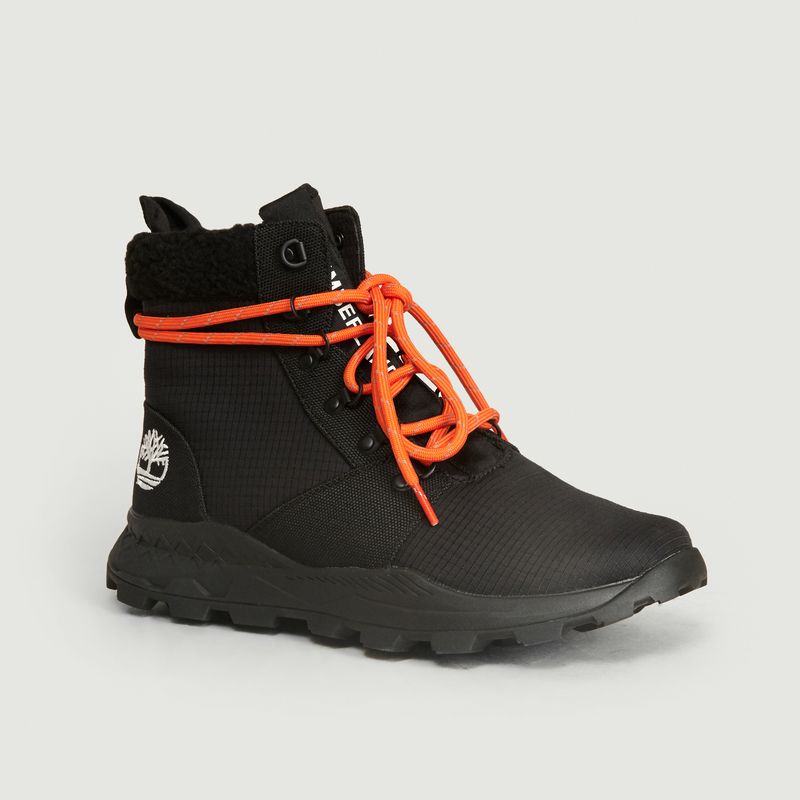 black high top timberland boots
