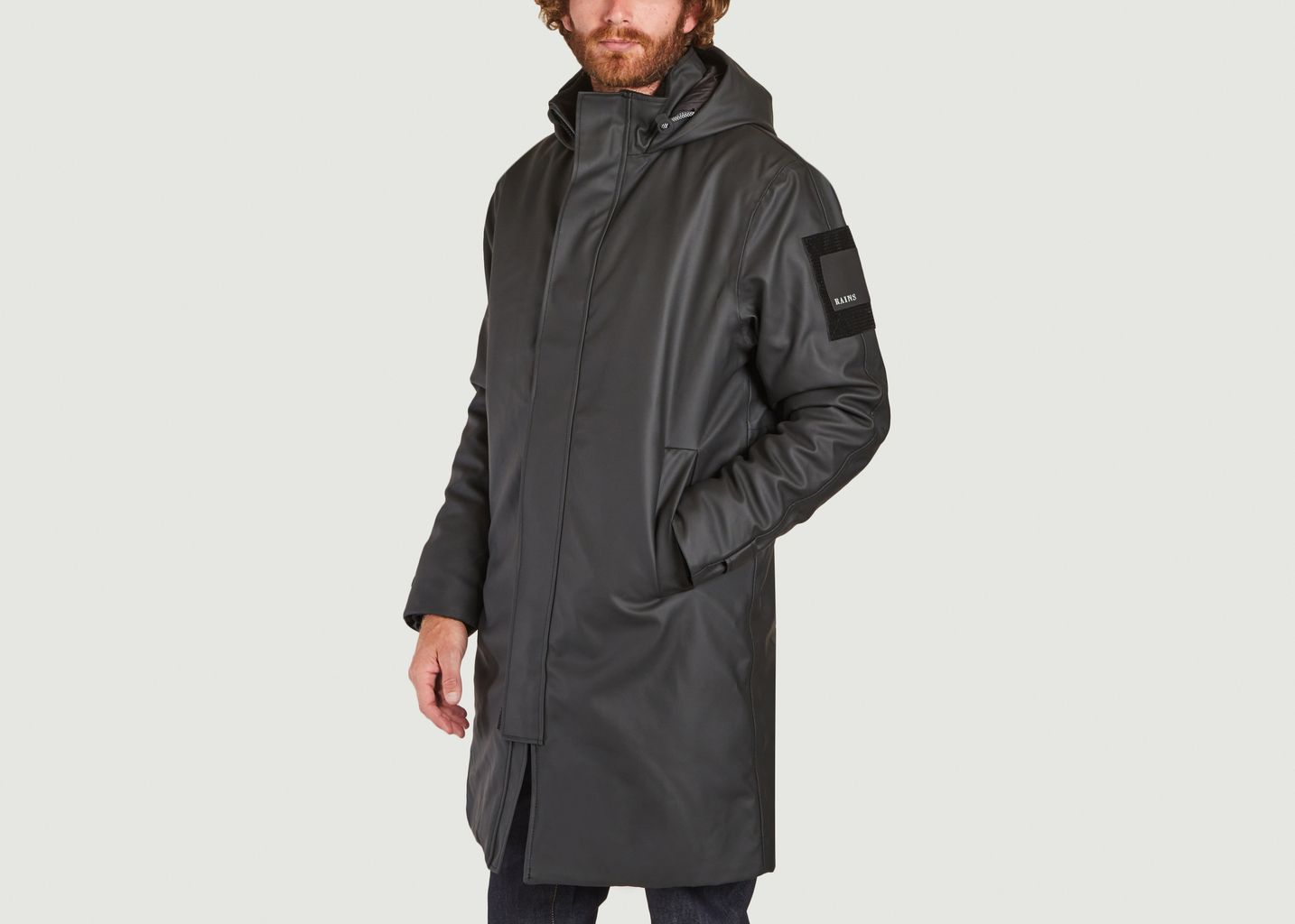 Parka mi-longue à capuche Glacial - Rains