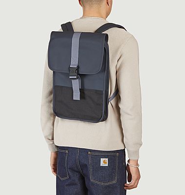 Buckle Mini Coated Canvas Backpack