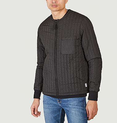 Thin zipped quilted jacket