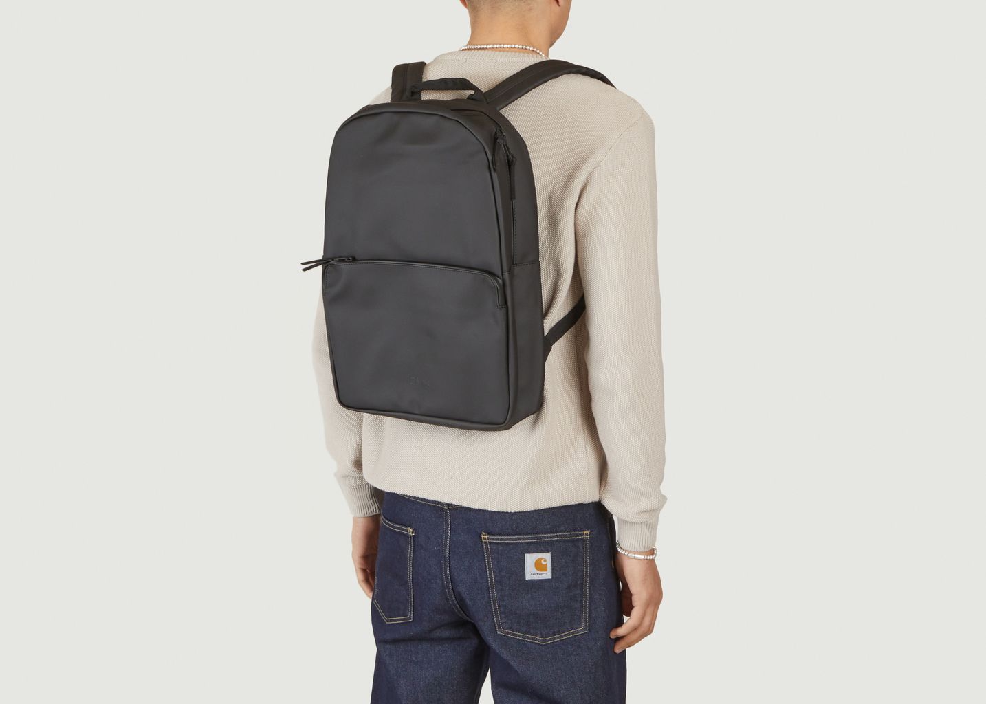 Field coated canvas backpack - Rains