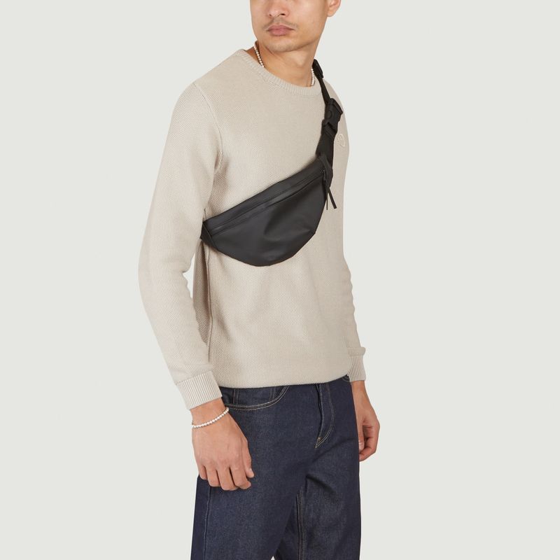 Mini fanny pack in coated canvas - Rains