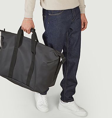 Weekend bag in coated canvas