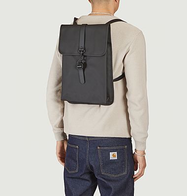 Coated canvas backpack Rucksack