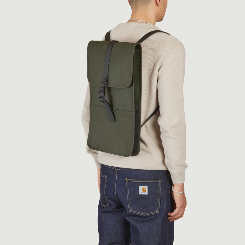 Large coated canvas backpack - Rains