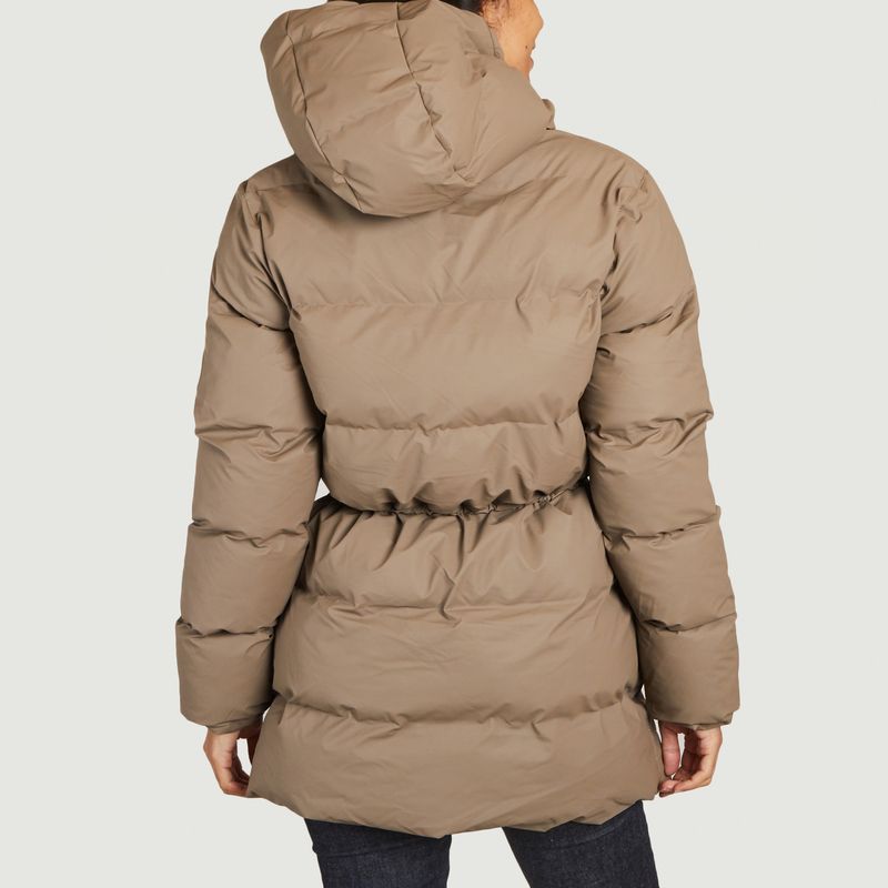 Plain jacket with adjustable waist - Rains