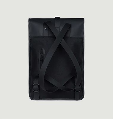 Mini backpack in coated canvas 