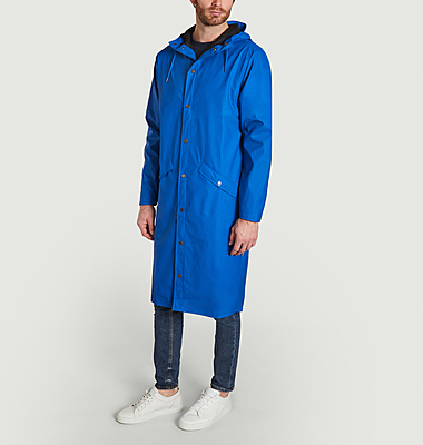 Lange Regenjacke