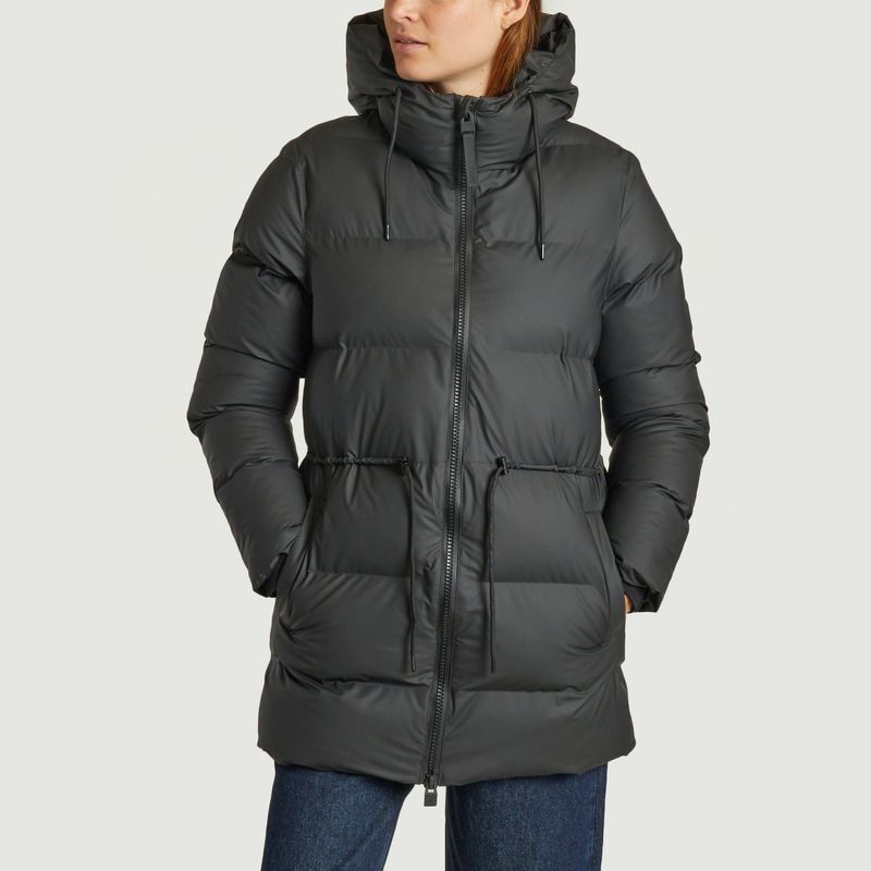 Rains® W Alta Puffer Parka in Black for $680 | Free Shipping