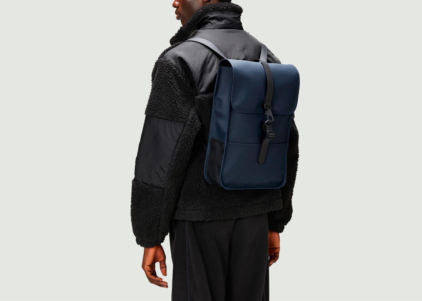 Mini backpack in coated canvas - Rains