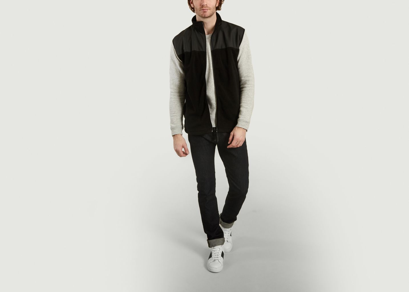 Veston Polaire Imperméable à Empiècement - Rains