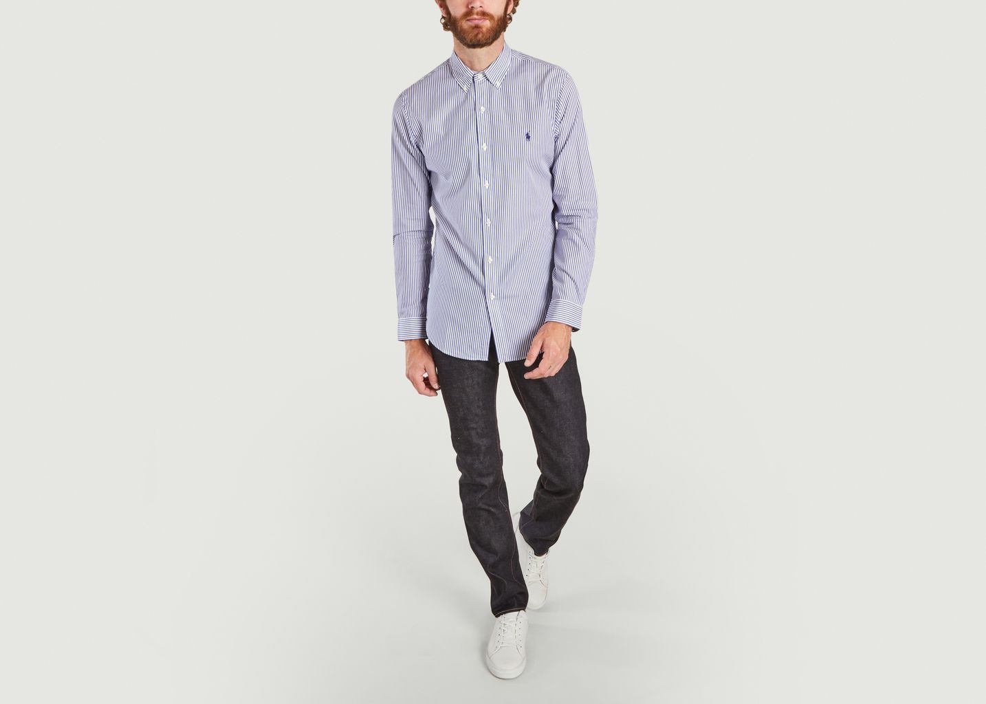Chemise Poplin Rayée Slim Fit - Polo Ralph Lauren