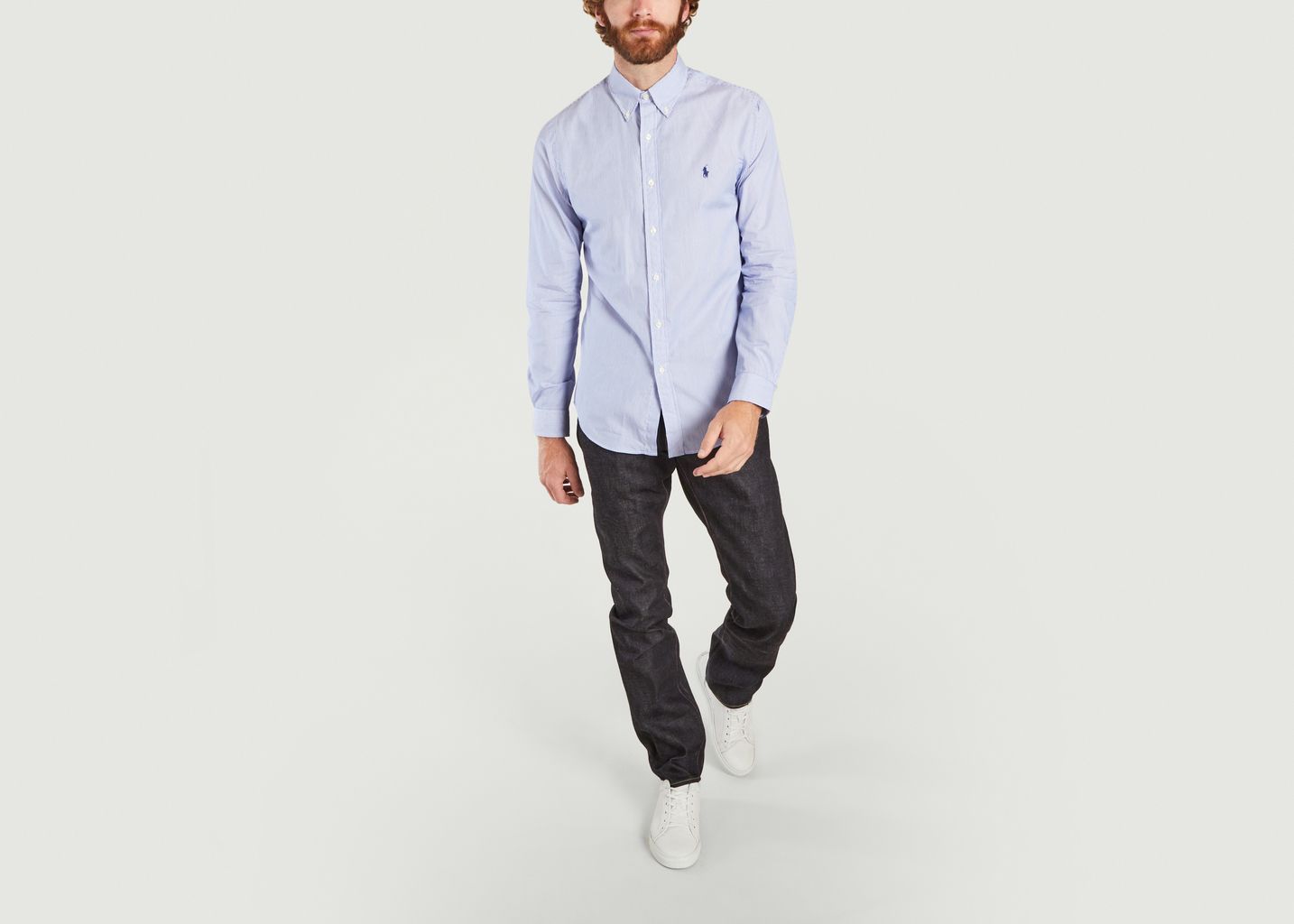 Chemise Poplin Rayée Slim Fit - Polo Ralph Lauren