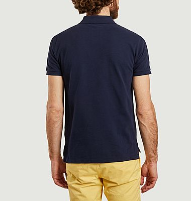 Tailliertes Baumwoll-Piqué-Poloshirt