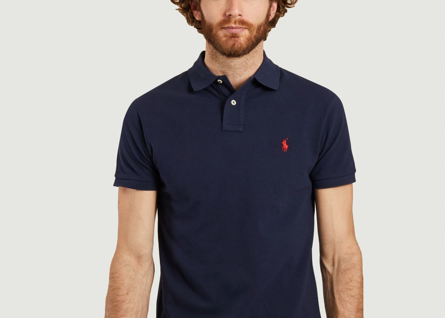 Tailliertes Baumwoll-Piqué-Poloshirt - Polo Ralph Lauren