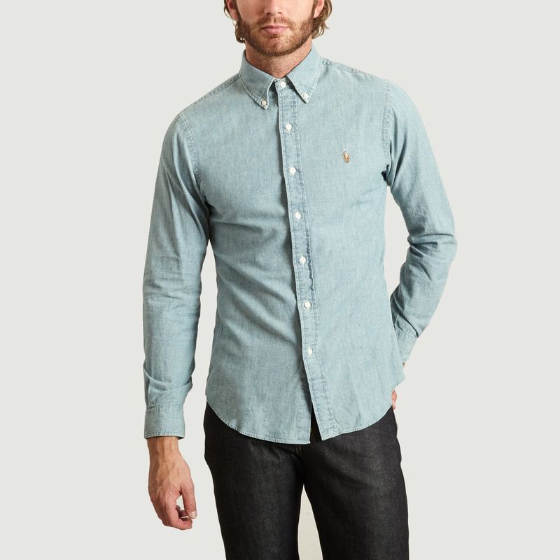 Chambray Shirt Light Blue Polo Ralph Lauren | L'Exception