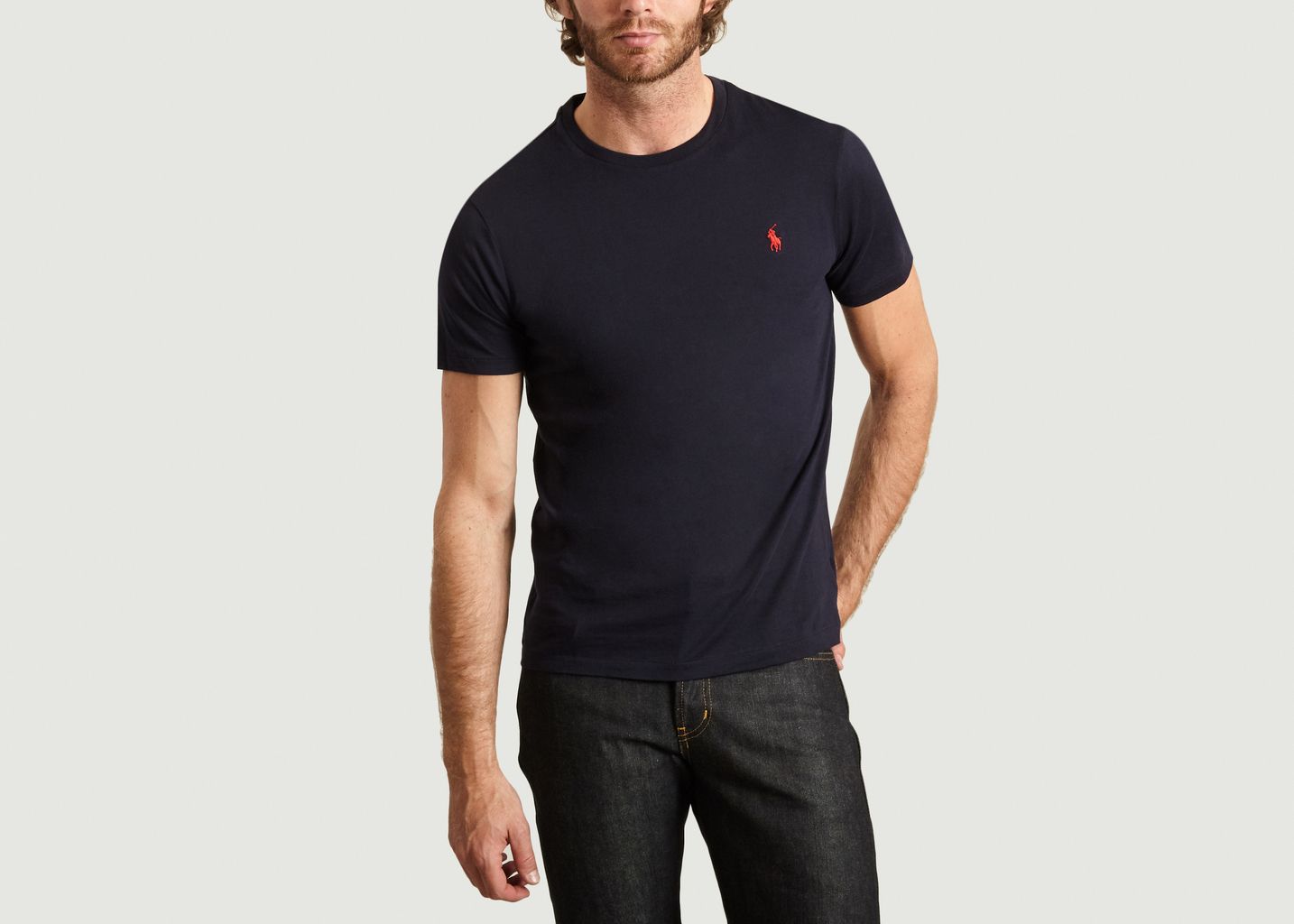 Plain T-Shirt Navy Blue Polo Ralph Lauren | L'Exception