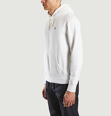 Hoodie with logo, straight cut