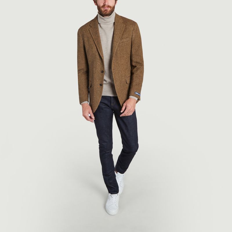 Herringbone sport blazer Polo Soft Brown Polo Ralph Lauren | L'Exception