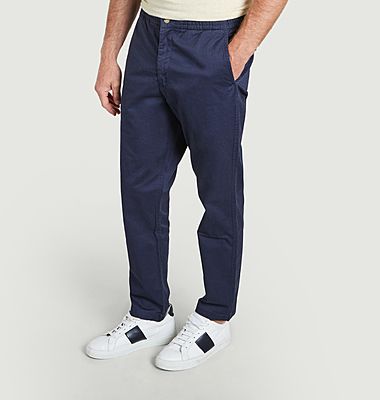 Classic Fit Stretch Pants with elastic waistband