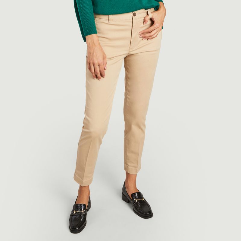 Polo Ralph Lauren Womens New Olive Regular-fit Ankle-length Woven Cargo  Trousers In Khaki | ModeSens