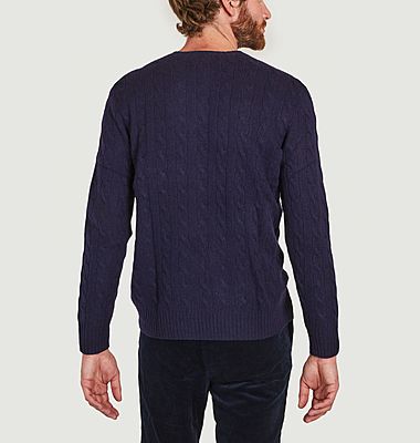 Wool and cashmere twist sweater