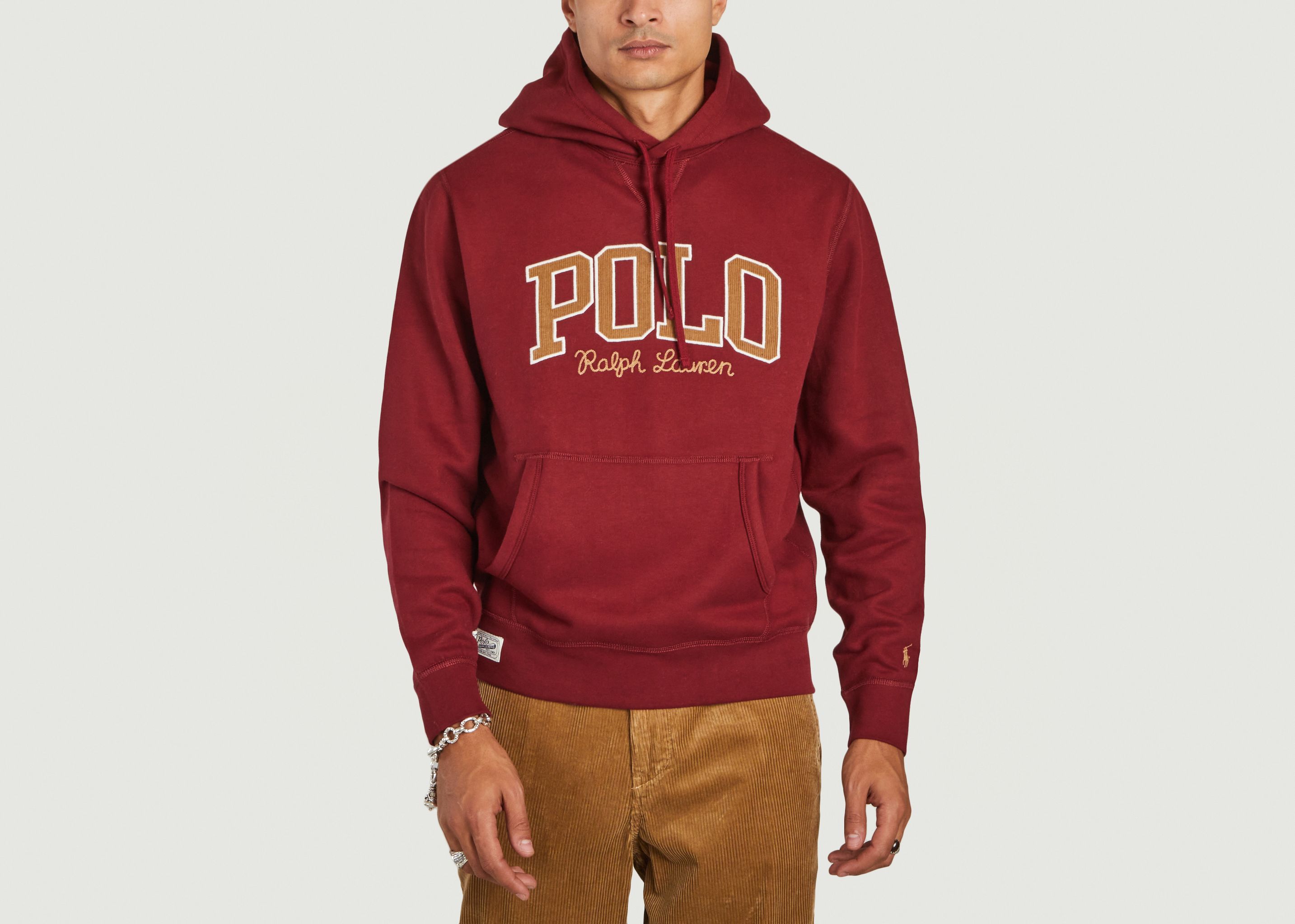 Hoodie with embroidered logo - Polo Ralph Lauren
