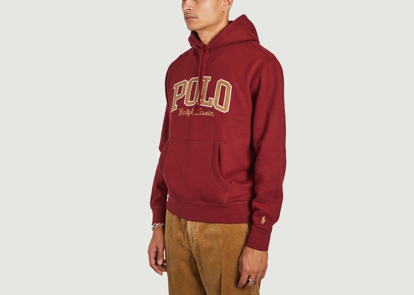 Hoodie with embroidered logo - Polo Ralph Lauren