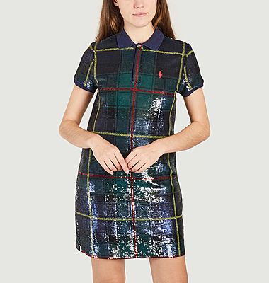 Sequined Polo Cocktail Dress 