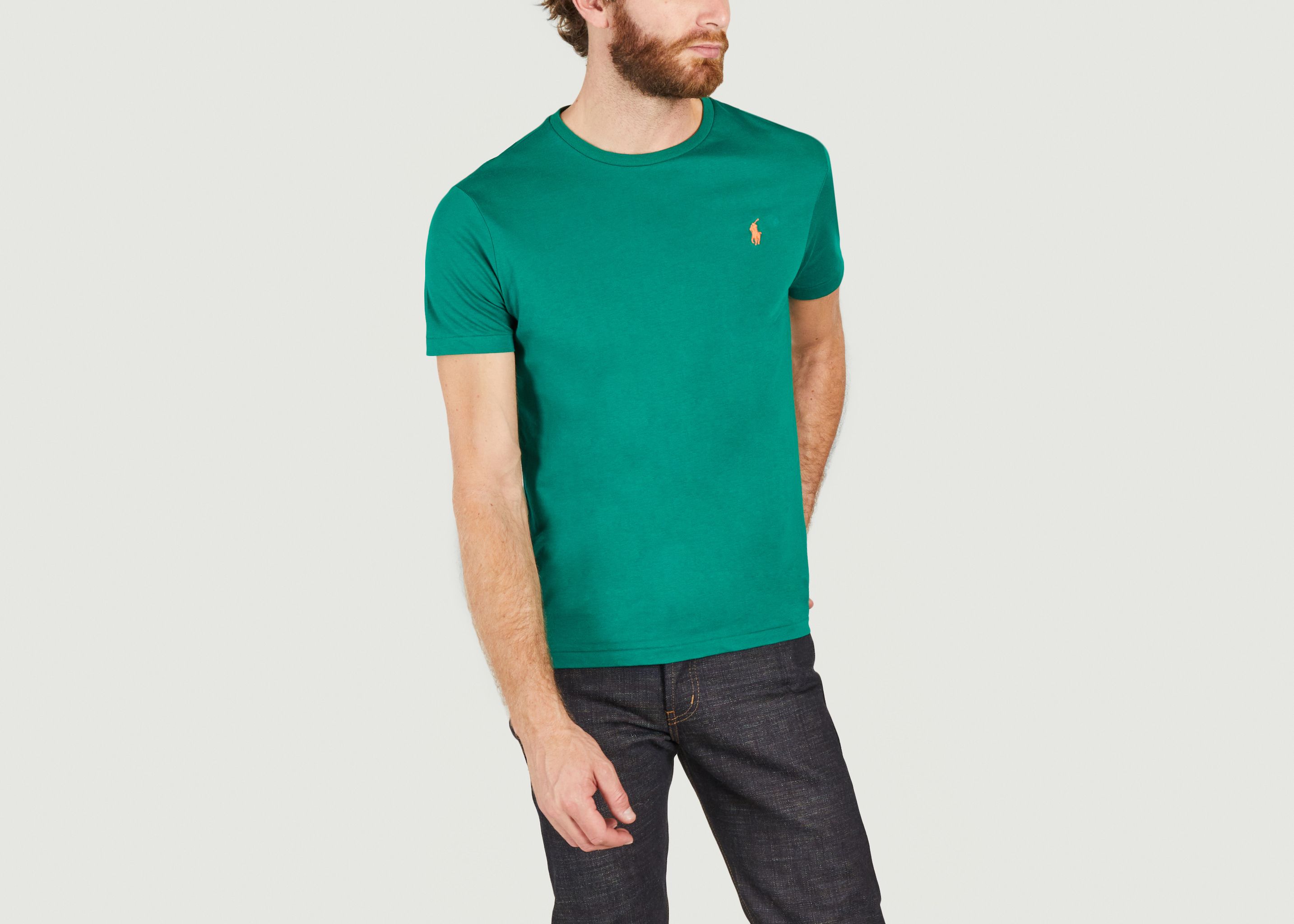 Fitted jersey T-shirt with round neck - Polo Ralph Lauren