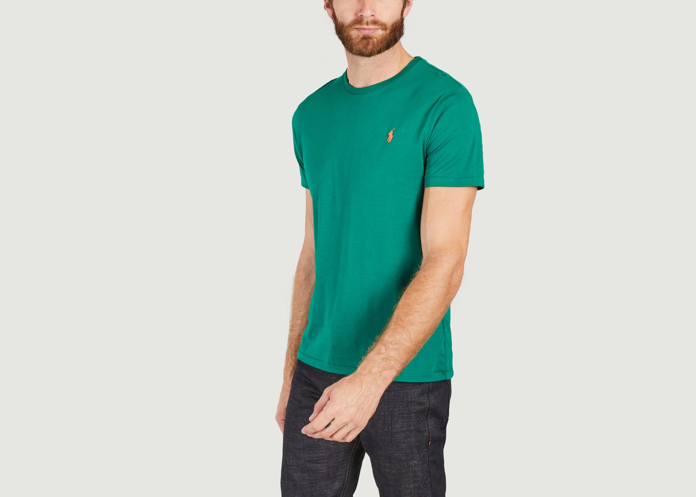 Eng anliegendes T-Shirt mit Rundhalsausschnitt aus Jersey - Polo Ralph Lauren
