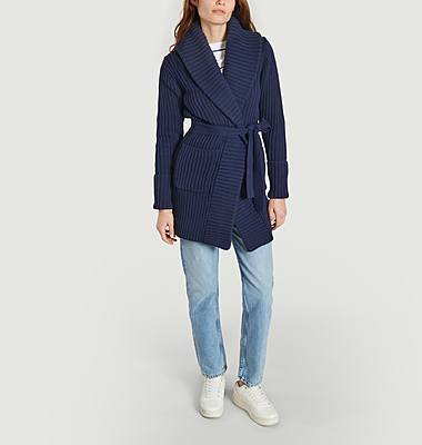 Ribbed cardigan 