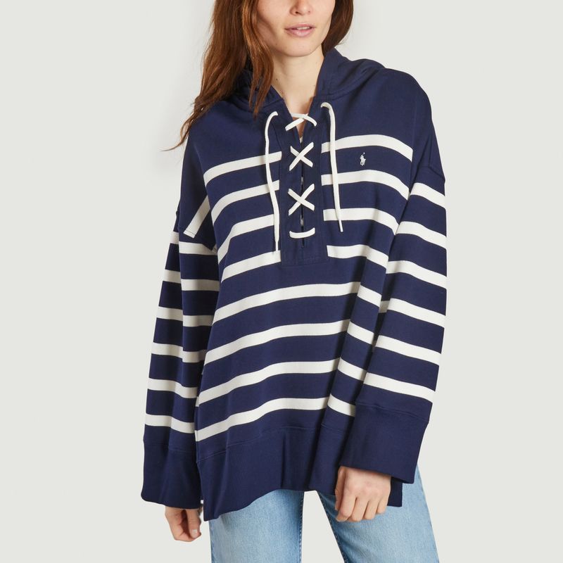 Striped sweater with laces - Polo Ralph Lauren