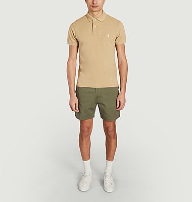 Slim-fit cotton polo shirt