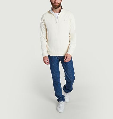 Halb-Zipper-Pullover