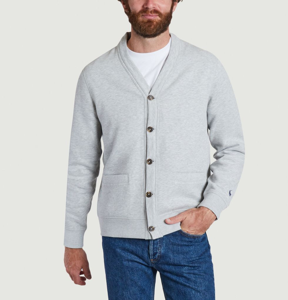 Sale Long Sleeve Cardigan Grey Polo Ralph Lauren at -30% | L’Exception
